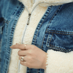 تصویر  شکت جین ترکیب با تدی+کیف