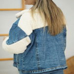 تصویر  شکت جین ترکیب با تدی+کیف