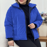 تصویر  کاپشن سیلیکونی یقه دار