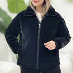 تصویر  کاپشن سیلیکونی یقه دار