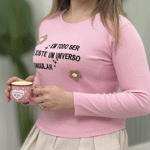 تصویر  بلوز فانریپ گل برجسته