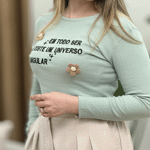 تصویر  بلوز فانریپ گل برجسته