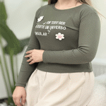 تصویر  بلوز فانریپ گل برجسته