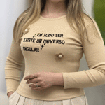 تصویر  بلوز فانریپ گل برجسته