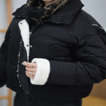 تصویر  کاپشن وارداتی آستین خز