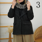 تصویر  کت فوتر تک دکمه 2جیب