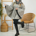 تصویر  شنل فوتر کمردار