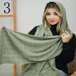 تصویر  شال مخمل شاین دار