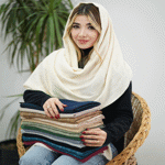 تصویر  شال مخمل شاین دار