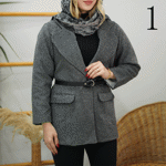 تصویر  کت فوتر تک دکمه 2جیب