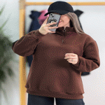 تصویر  دورس نیم زیپ داخل کرک