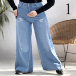 تصویر  شلوار جین شافل