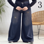 تصویر  شلوار جین شافل