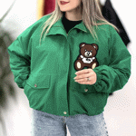 تصویر  بامبر کتان گلدوزی