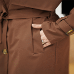 تصویر  بارونی جلو ژیله کمربندی بلند