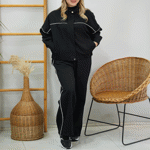 تصویر  سویشرت و شلوار کتان