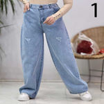 تصویر  شلوار بگ جین