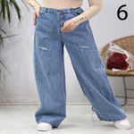 تصویر  شلوار بگ جین