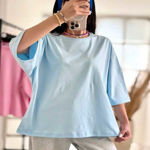 تصویر  تیشرت باکسی بیسیک