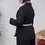 تصویر  کت کرپ تک دکمه