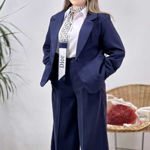 تصویر  کت کرپ تک دکمه