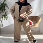 تصویر  کت کراپ و شلوار