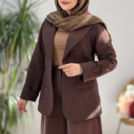 تصویر  کت کجرا تک دکمه