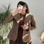 تصویر  کت کجرا تک دکمه