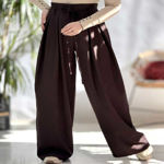 تصویر  شلوار بگ بزیاق کمربندی