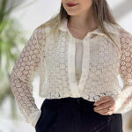 تصویر  شومیز دانتل