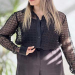 تصویر  شومیز دانتل