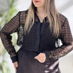 تصویر  شومیز دانتل