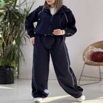 تصویر  سویشرت و شلوار گتردار