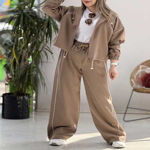 تصویر  سویشرت و شلوار گتردار