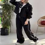 تصویر  سویشرت و شلوار گتردار