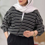 تصویر  شومیز کوک دوزی تک جیب