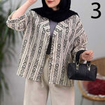 تصویر  مانتو کتی لینن طرحدار