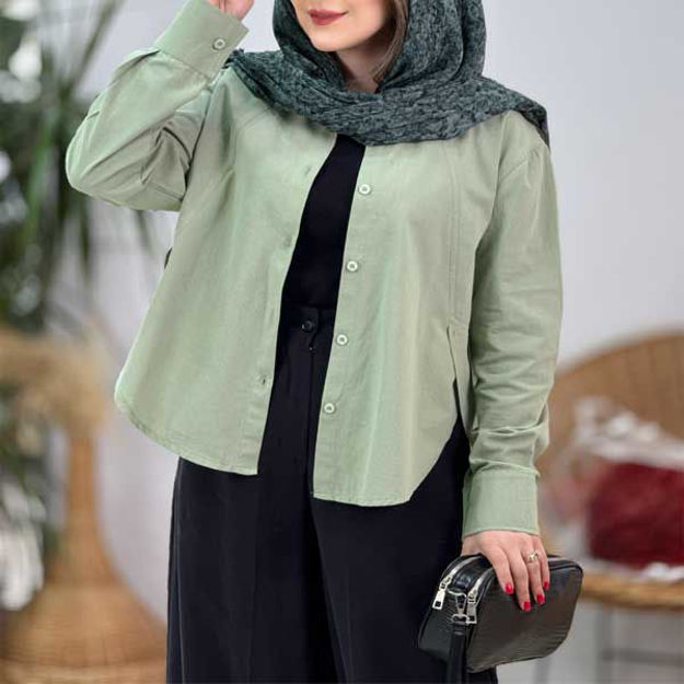 تصویر  شومیز پایین هلالی