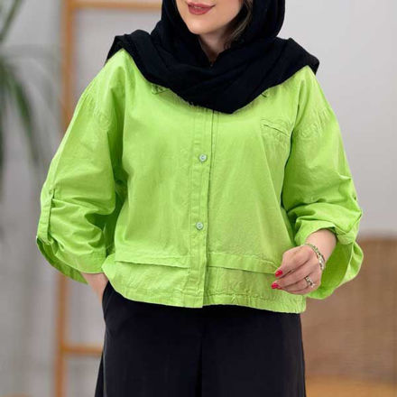 تصویر  شومیز لینن پایین گتر