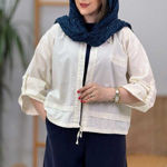 تصویر  شومیز لینن پایین گتر