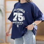 تصویر  تیشرت لانگ چاپ 75