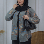 تصویر  شومیز لینن طرح سنتی