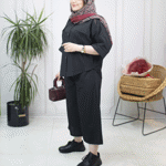 تصویر  ست شومیز و شلوار دو جیب