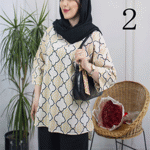تصویر  شومیز لینن جلو بسته