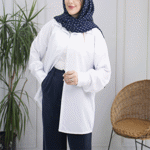 تصویر  شومیز بیسیک سفید