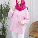 تصویر  شومیز داکرون راه راه