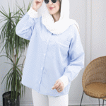 تصویر  شومیز داکرون راه راه