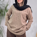 تصویر  شومیز شانتون یقه کوبایی