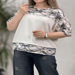 تصویر  شومیز کیمینو یقه گرد