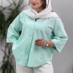 تصویر  شومیز لینن miu miu